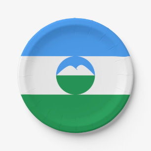Prato De Papel Bandeira da Cabárdia-Balcária