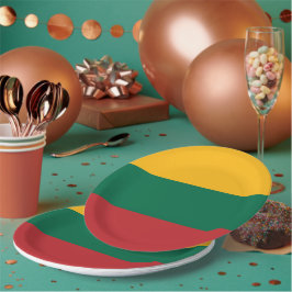 Prato De Papel Bandeira da Lituânia