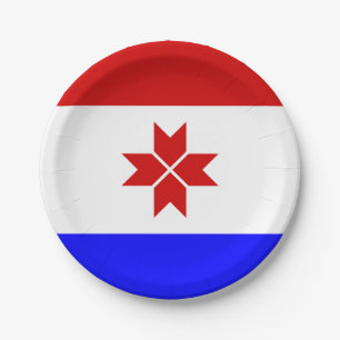 Prato De Papel Bandeira da Mordóvia