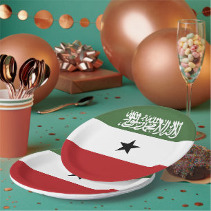 Prato De Papel Bandeira da Somalilândia