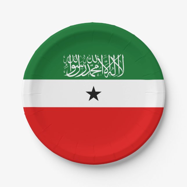 Prato De Papel Bandeira da Somalilândia (Frente)