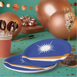 Prato De Papel bandeira das Ilhas Marshall