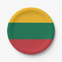 Bandeira das placas de papel da Lituânia
