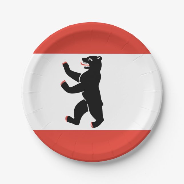 Prato De Papel Bandeira das placas de papel de Berlim (Frente)