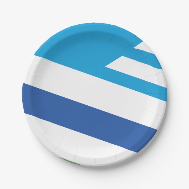 Prato De Papel Bandeira de Dayton, Ohio (Frente)