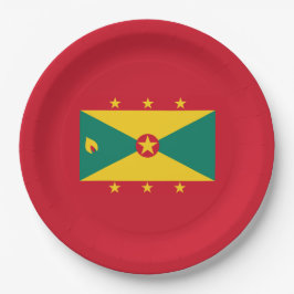 Prato De Papel Bandeira de Granada