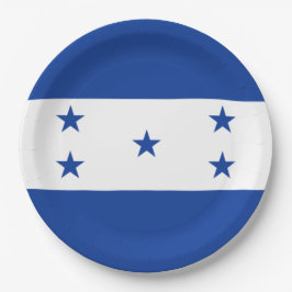 Prato De Papel Bandeira de Honduras