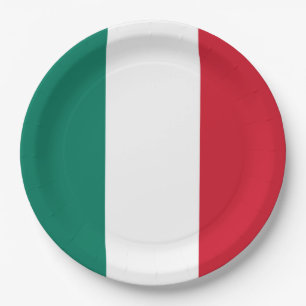 Prato De Papel Bandeira de Italia Italia IL italiano Tricolore