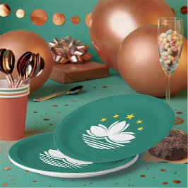 Prato De Papel Bandeira de Macau