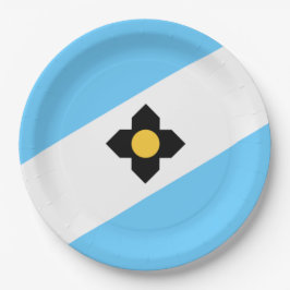 Prato De Papel Bandeira de Madison (Wisconsin)