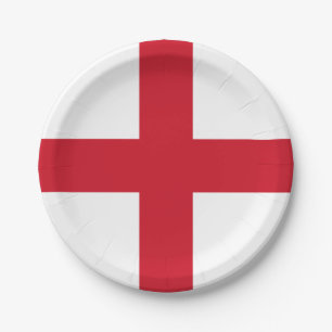 Prato De Papel Bandeira de papel da Inglaterra