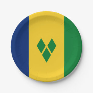 Prato De Papel Bandeira de São Vicente