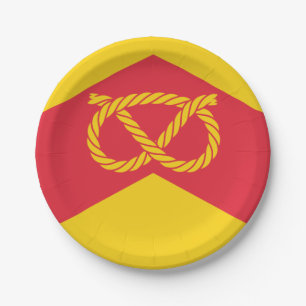 Prato De Papel Bandeira de Staffordshire Paper Plates