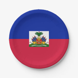 Prato De Papel Bandeira do Haiti (Haiti)