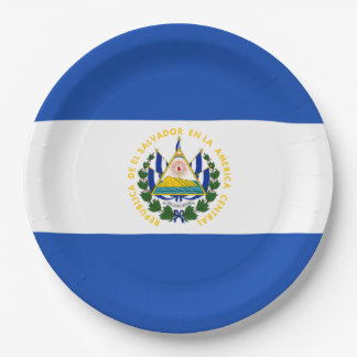 Prato De Papel Bandeira: El Salvador