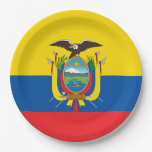 Prato De Papel Bandeira: Equador