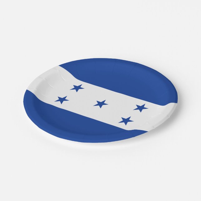 Prato De Papel bandeira Honduras (Inclinado)