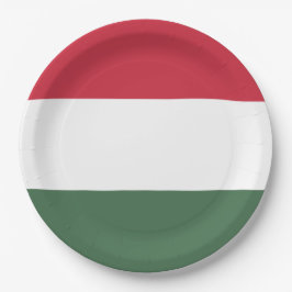 Prato De Papel Bandeira Húngara