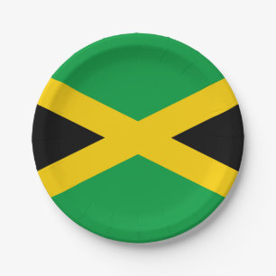 Prato De Papel Bandeira Jamaica (jamaicana)