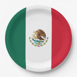 Prato De Papel Bandeira mexicana (México)
