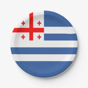 Prato De Papel Bandeira Patriótica de Adjara