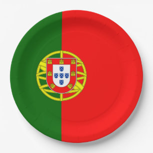 Prato De Papel Bandeira Portuguesa (Portugal)