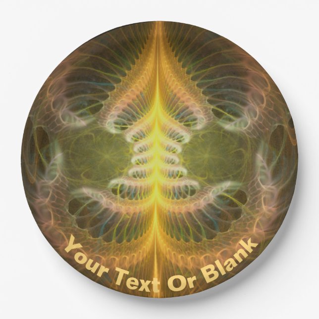 Prato De Papel Bandeja de latão esmaltada (Frente)