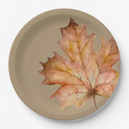 Prato De Papel Banquete automático - Folha