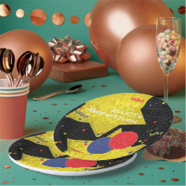 Prato De Papel Bar ou Bat Mitzvah GAME EM 2