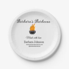 Prato De Papel Barbecue restaurante cozinha social media site n