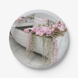 Prato De Papel Barco de Linha