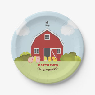 Prato De Papel Barnyard