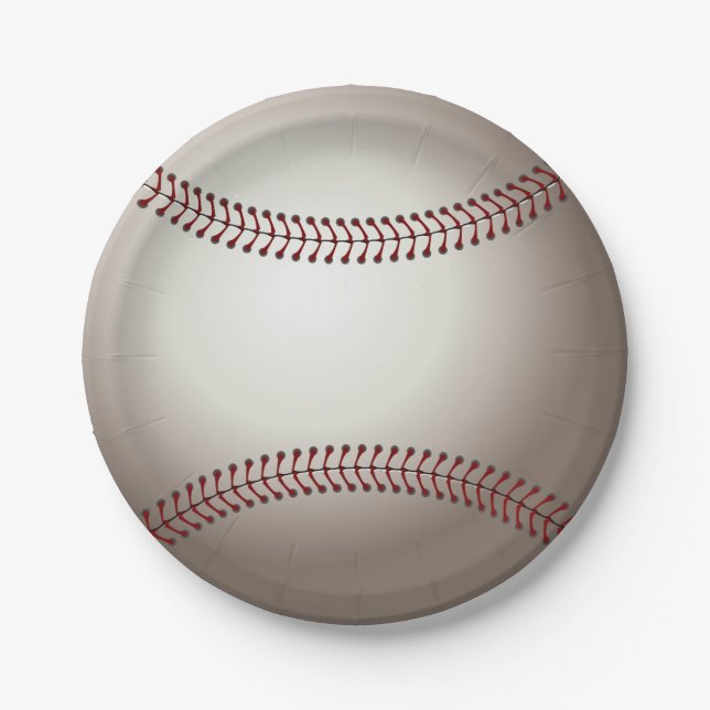 Prato De Papel Baseball (Frente)