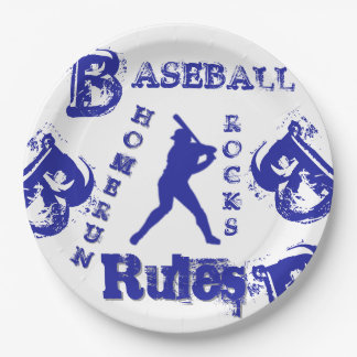 Prato De Papel Baseball