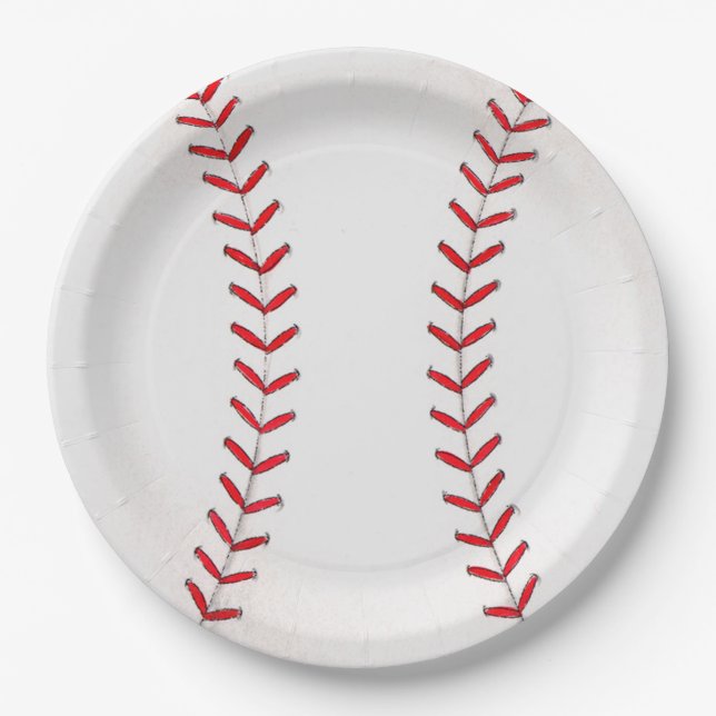 Prato De Papel Baseball (Frente)