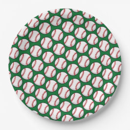 Prato De Papel Baseball Kids Sports Team Colorful Fun