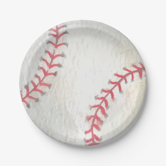 Prato De Papel Baseball Paper Plate (Frente)