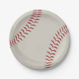Prato De Papel Baseball Sports