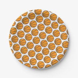 Prato De Papel Basketball Kids Sports Party Team Coach Napkins