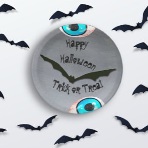 Prato De Papel Bat Shot Olhos Fumaça