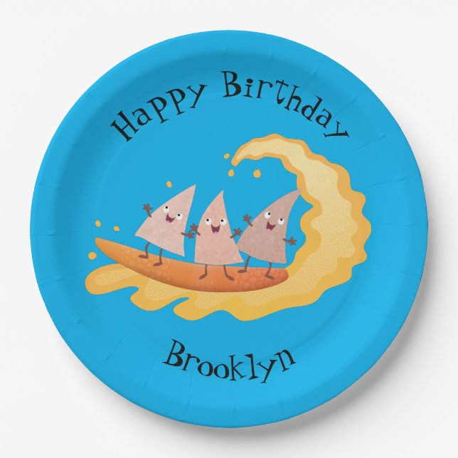 Prato De Papel Batatas-fritas de milho em nachos (Frente)