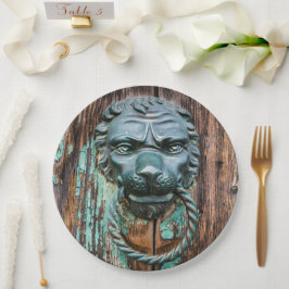 Prato De Papel Batendo na porta do céu