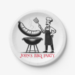 Prato De Papel BBQ Party  Personalized Chef 