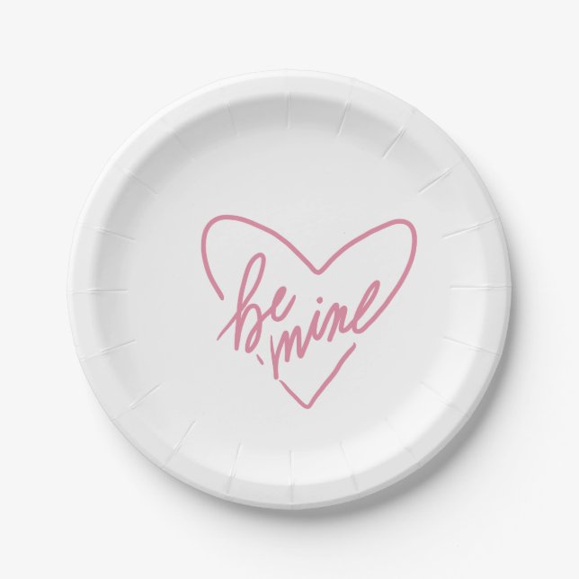 PRATO DE PAPEL BE MINE PLATE (Frente)
