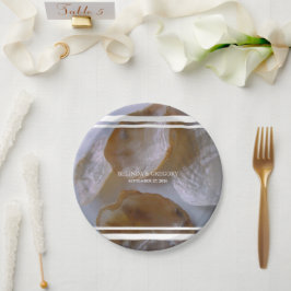 Prato De Papel Beach Clams Wedding