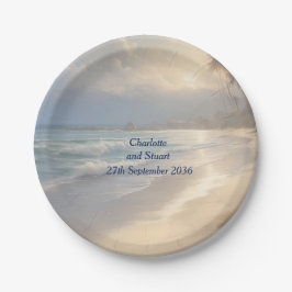 Prato De Papel Beach Wedding