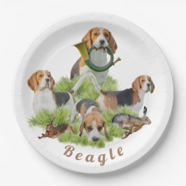 Prato De Papel Beagle