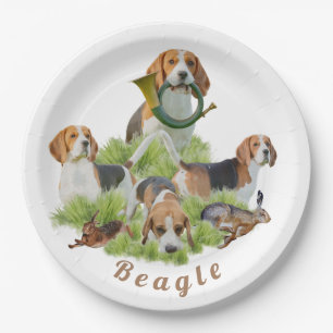 Prato De Papel Beagle