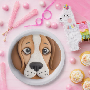 Prato De Papel Beagle A Deliciosa Cookie Inspirada