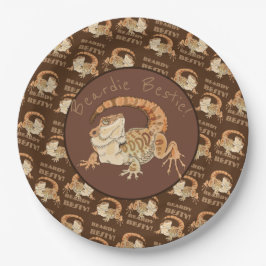 Prato De Papel Beardie Bestie!